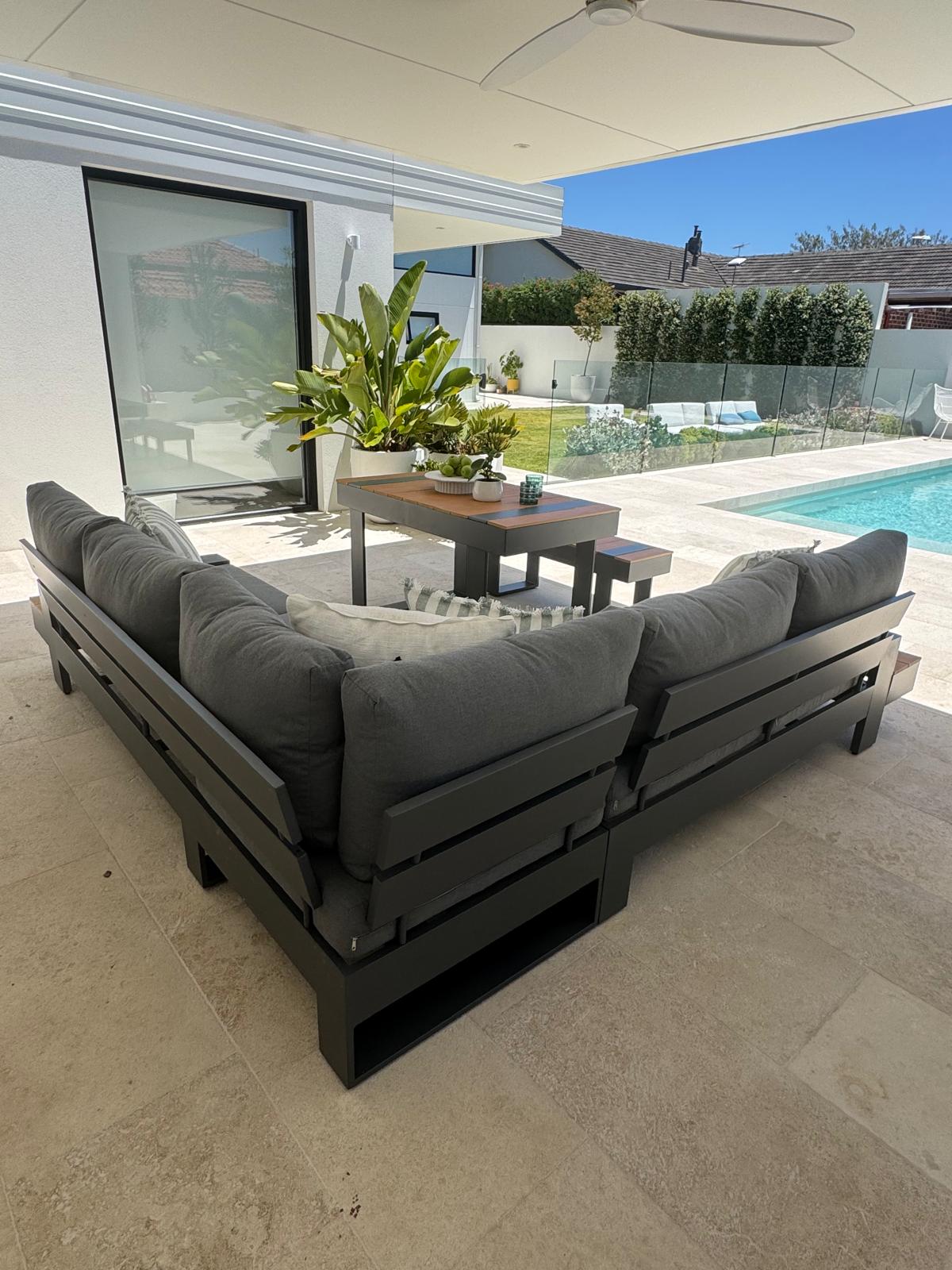 Lucian Outdoor Dining Lounge