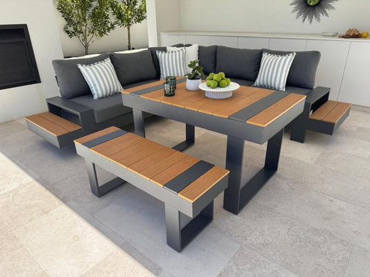 Lucian Outdoor Dining Lounge