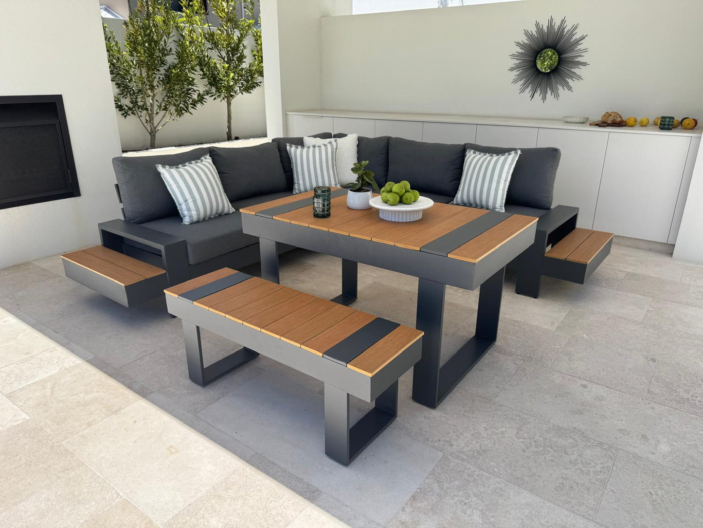 Lucian Outdoor Dining Lounge